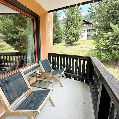 Apartment Natur, Erholung, Moderne 35m2, Mit Parkplatz - Sp19 Pontresina