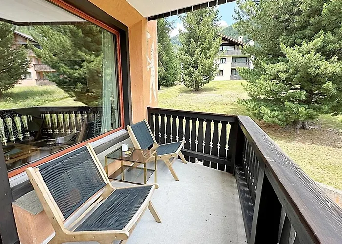 Appartement Natur, Erholung, Moderne 35m2, Mit Parkplatz - Sp19 Pontresina